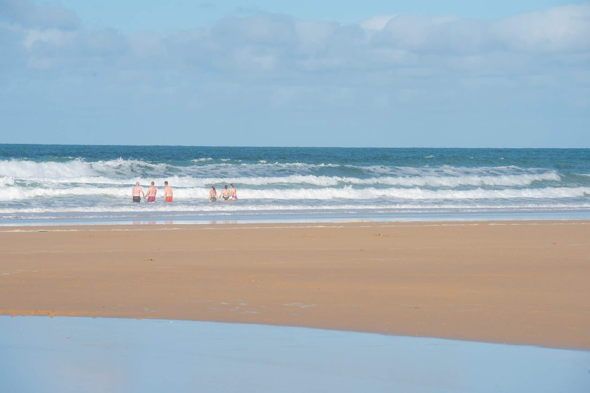 Enjoy all year round sea swimming if you are feeling brave. 