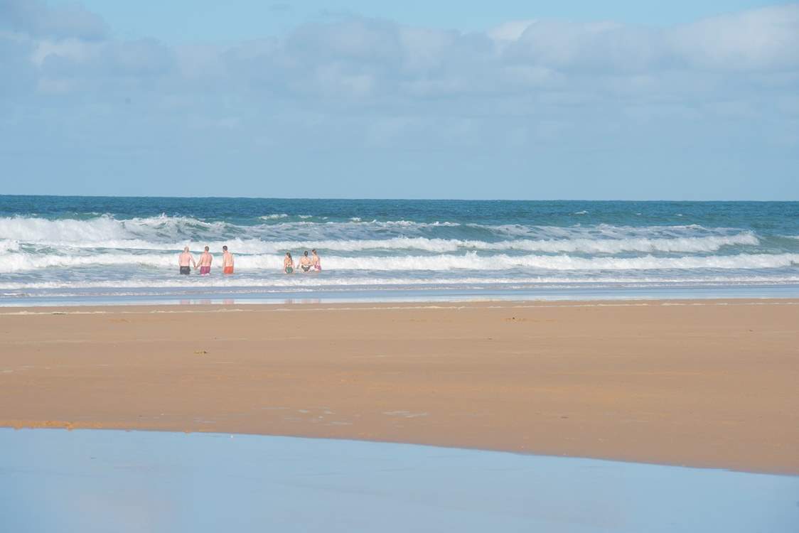 Enjoy all year round sea swimming if you are feeling brave.