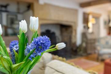 This historic property is full of stylish touches throughout.
