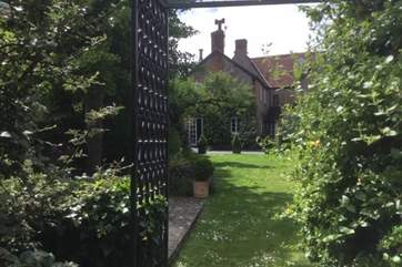 The attractive enclosed garden is a delight and your four-legged friends will be in their element too.