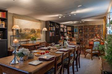 This room alludes to a stately manor and is a fantastic place to spend time with loved ones. How about a board game or two?