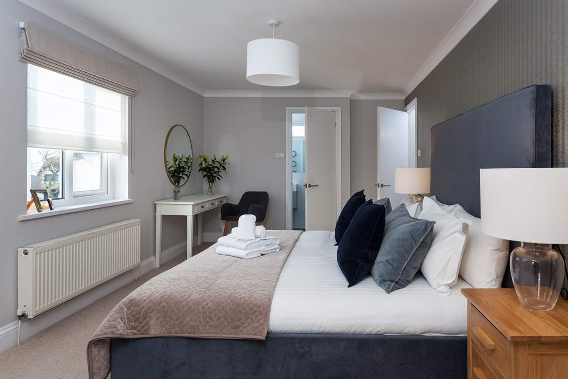 Luxury linens await you.