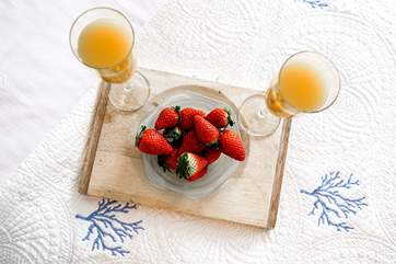 Holiday breakfast in style.