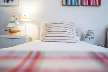 The twin bedroom is a the top of the house and offers a wonderful room with views of the countryside to the front of the house.