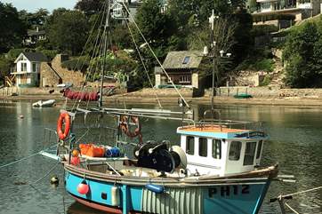 The estuary is an ever-changing picture and will keep you entertained for hours with coming and goings.