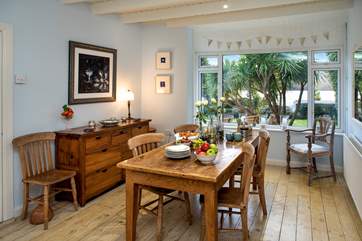 Enjoy a tasty breakfast - perhaps a few naughty treats as you are on holiday.