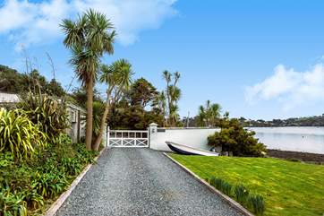 The entrance to Calm Waters - you have arrived at the perfect destination.