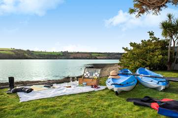 Slip away to the quay and perhaps have a romantic picnic for two.