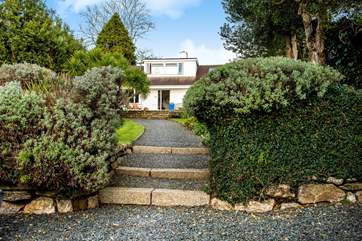 Only seven short steps into this delightful property.