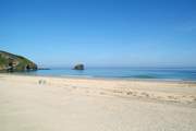 Portreath beach is located a little further down the north coast and is perfect for a family bucket and spade day out.