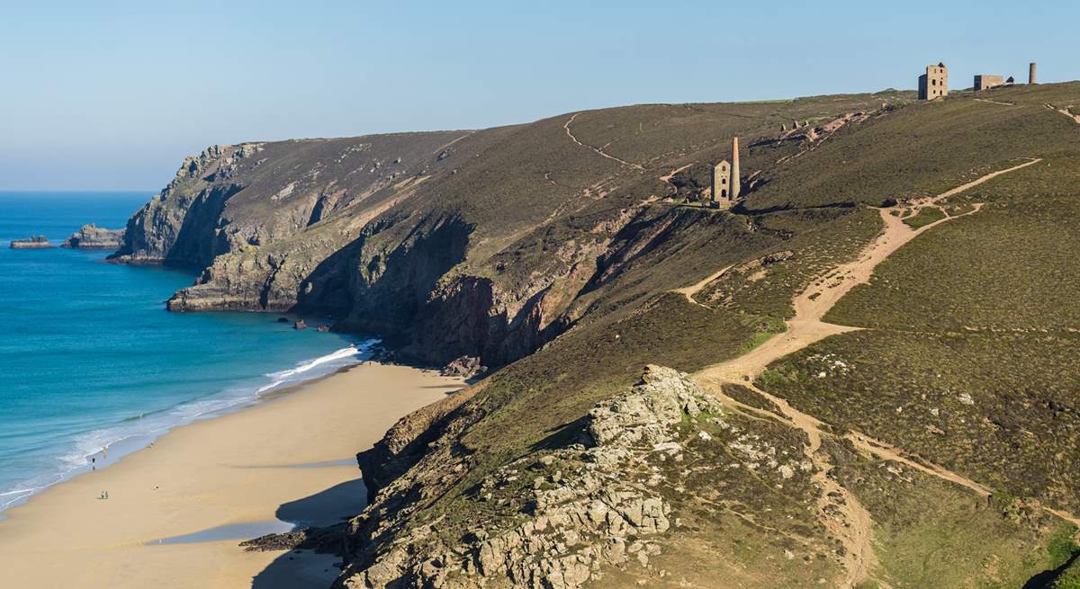 Chapel Beach is located on the north coast near Porthtowan. 