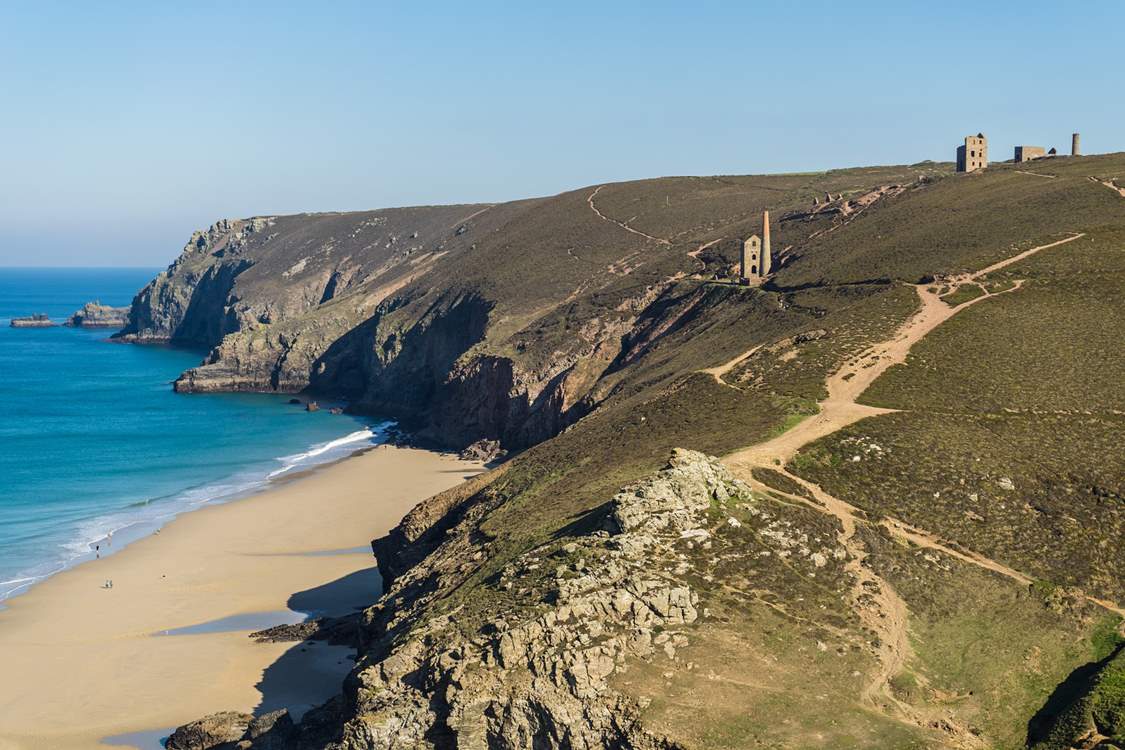 Chapel Beach is located on the north coast near Porthtowan.