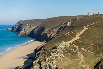 Chapel Beach is located on the north coast near Porthtowan.