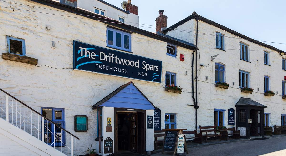 The Driftwood Spars is a located right by Trevaunance Cove and is dog-friendly too. Serving delicious home-cooked food and local ales a visit is a must! (they also sell doggy ice cream) 
