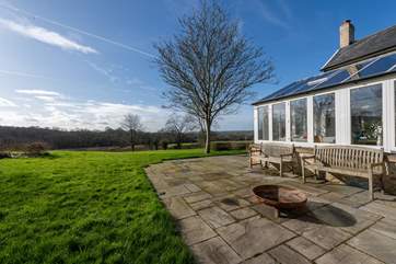 This is the view you will have from the hot tub! We can't wait to re-take this photo in the summer.