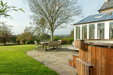 What a view from the hot tub!