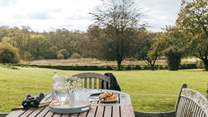 This is the amazing garden. Beyond it is a natural marsh and woodland area (private) so you will be able to sit in your garden and watch the comings and goings of the local wildlife.