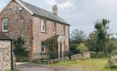 The driveway sweeps round to the left into the courtyard where you will find the parking for the farmhouse.  - Thumbnail Image