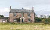 This is the front face of the farmhouse. Parking is in the courtyard behind the house and the gardens spread out to the south. - Thumbnail Image