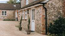 In typical countryside fashion please use the boot room door which opens into the courtyard.