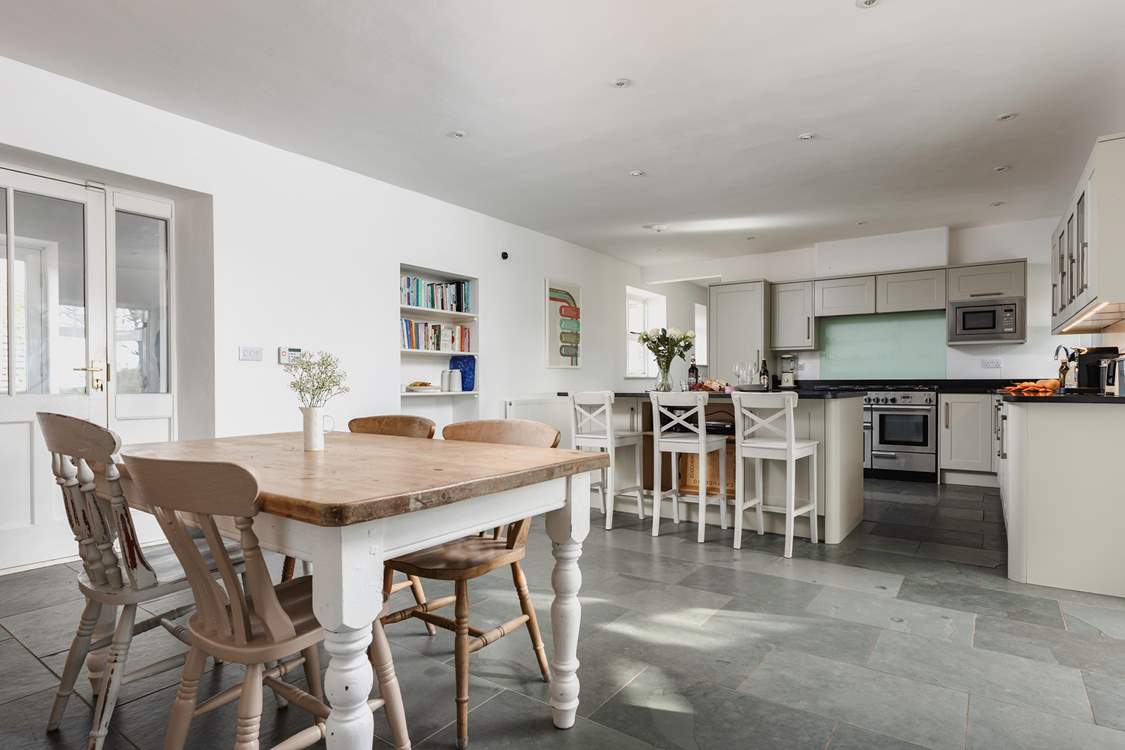 There is so much space throughout Wreath Farmhouse for friends and family to enjoy.