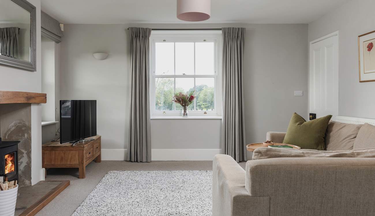 This is another view of the main sitting-room, a truly relaxing space for all the family.