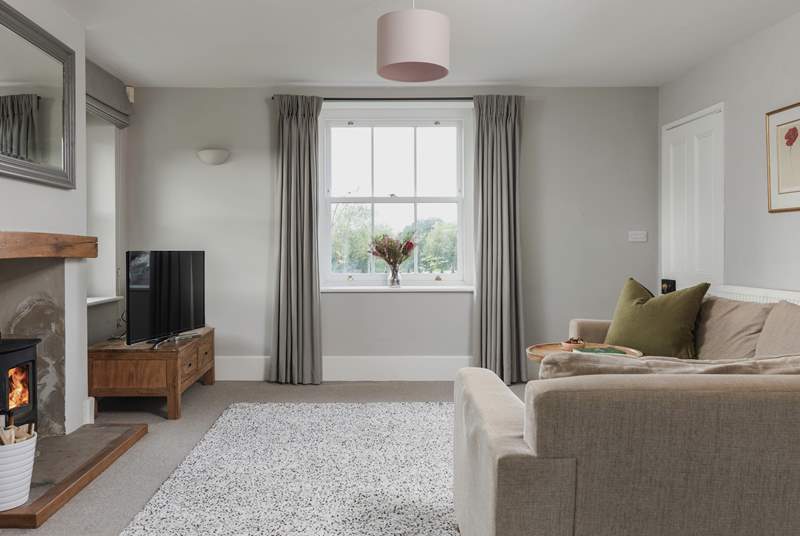This is another view of the main sitting-room, a truly relaxing space for all the family.