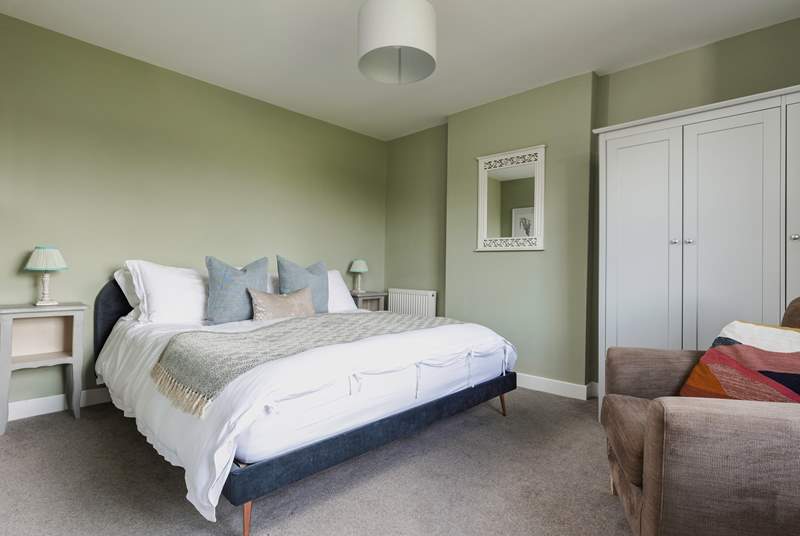 This lovely double bedroom is at the opposite end of the farmhouse to the principal bedroom. 