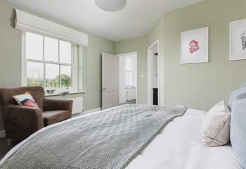 Another view of this bedroom - with far reaching rural views.