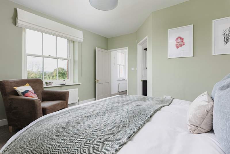 Another view of this bedroom - with far reaching rural views.