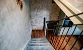 Looking down the stairs. - Thumbnail Image