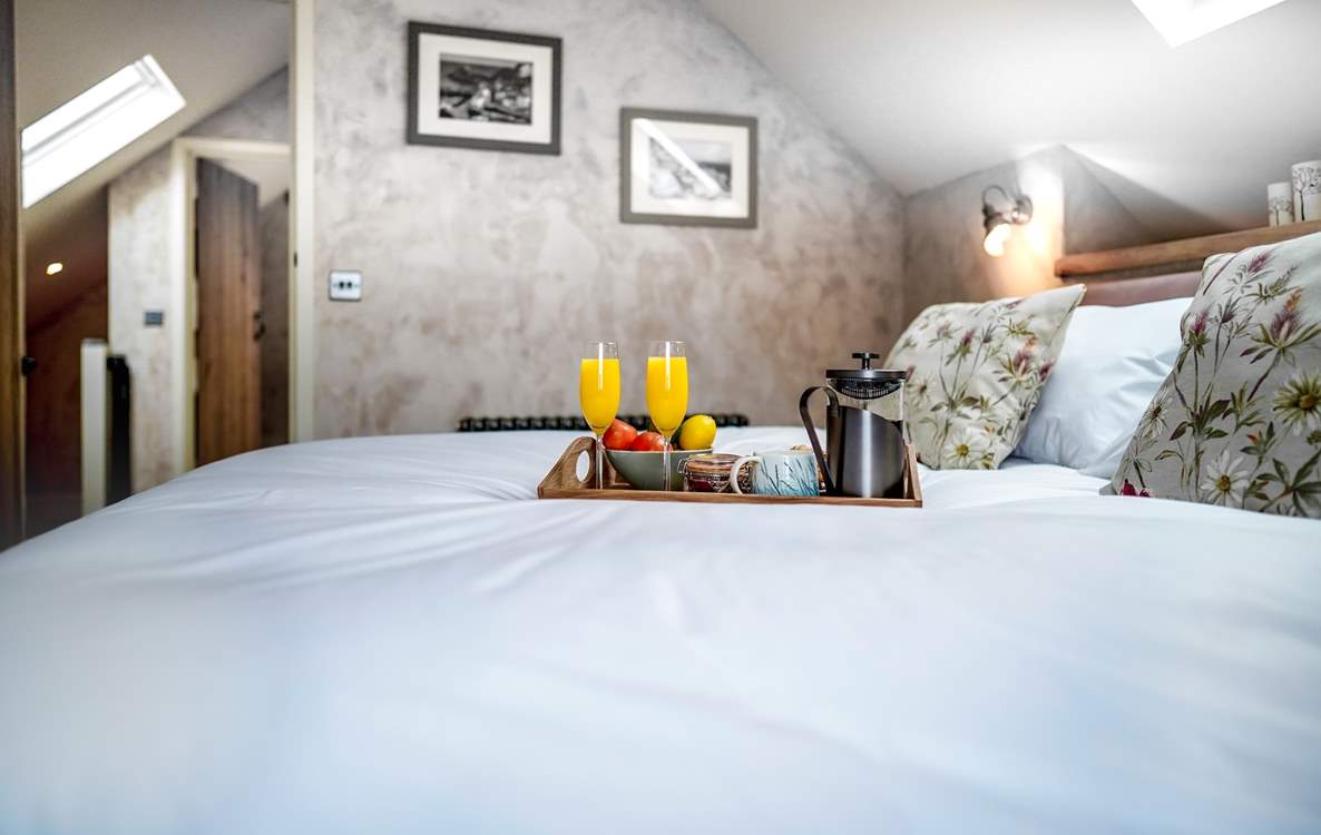A bedroom fit for the perfect holiday of relaxation and views.