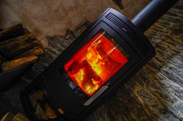 Many an hour can be spent watching the flames dance.