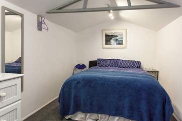 This is the interior of The Cabin, located on the terrace of Langurra. It has a double bed, WC and toilet. (Perfect for the older family members, more images to follow).