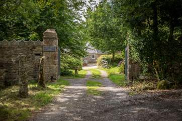 A private driveway leads you to Challamoor Cottage.