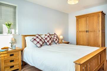 The comfortable bedroom.