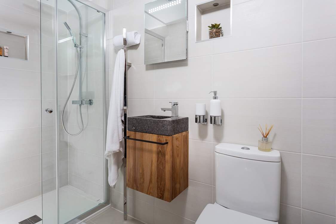 The ground floor shower-room.