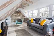 Light floods into this gorgeous abode.