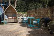 Dine in the great outdoors, barbecued fresh mackerel anyone?