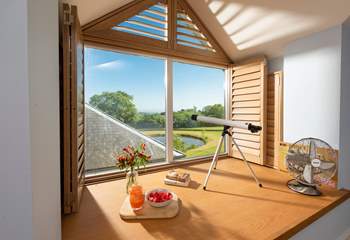 What amazing views, on a clear day you can see out to sea, see what you can spot through the telescope (Bedroom 4). 