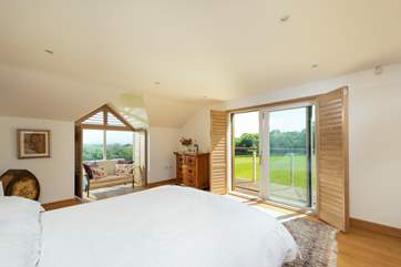 The master bedroom boasts a super-king bed and a stunning outlook (Bedroom 3).