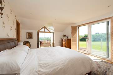Enjoy opening the doors to your private balcony and feel the fresh breeze.