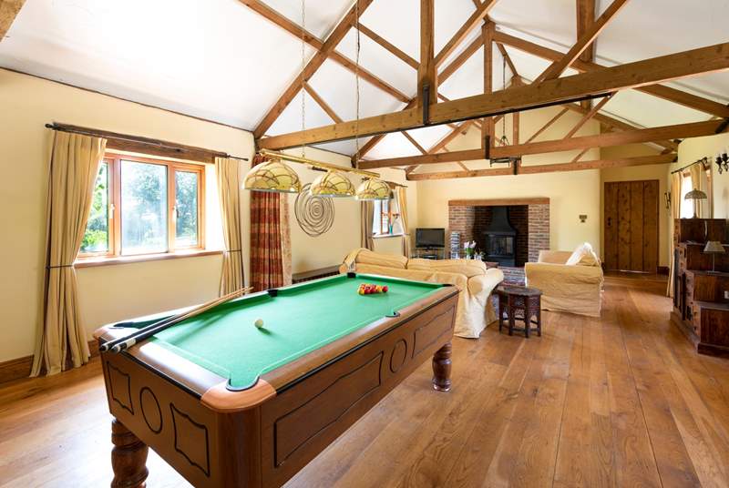 Endless hours can be spent here; a game of pool with a roaring fire and a cocktail in hand made at the bar. 