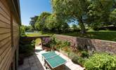 Enjoy a game of table tennis in the courtyard behind the kitchen.  - Thumbnail Image