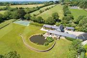This shows perfectly all the space you have to play with at Tregye Farm.