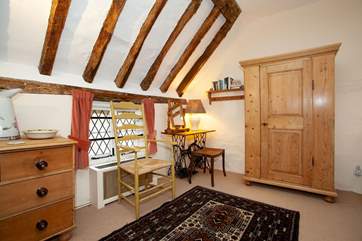 Characterful twin bedroom.