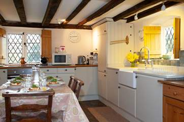 Complete with a Butler sink where you can look out onto the garden.