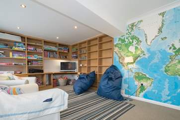 ... full of games, books, a DVD player and Nintendo Wii (please note there are no TV channels available in this room).