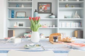Enjoy a leisurely breakfast, while you plan your day ahead.