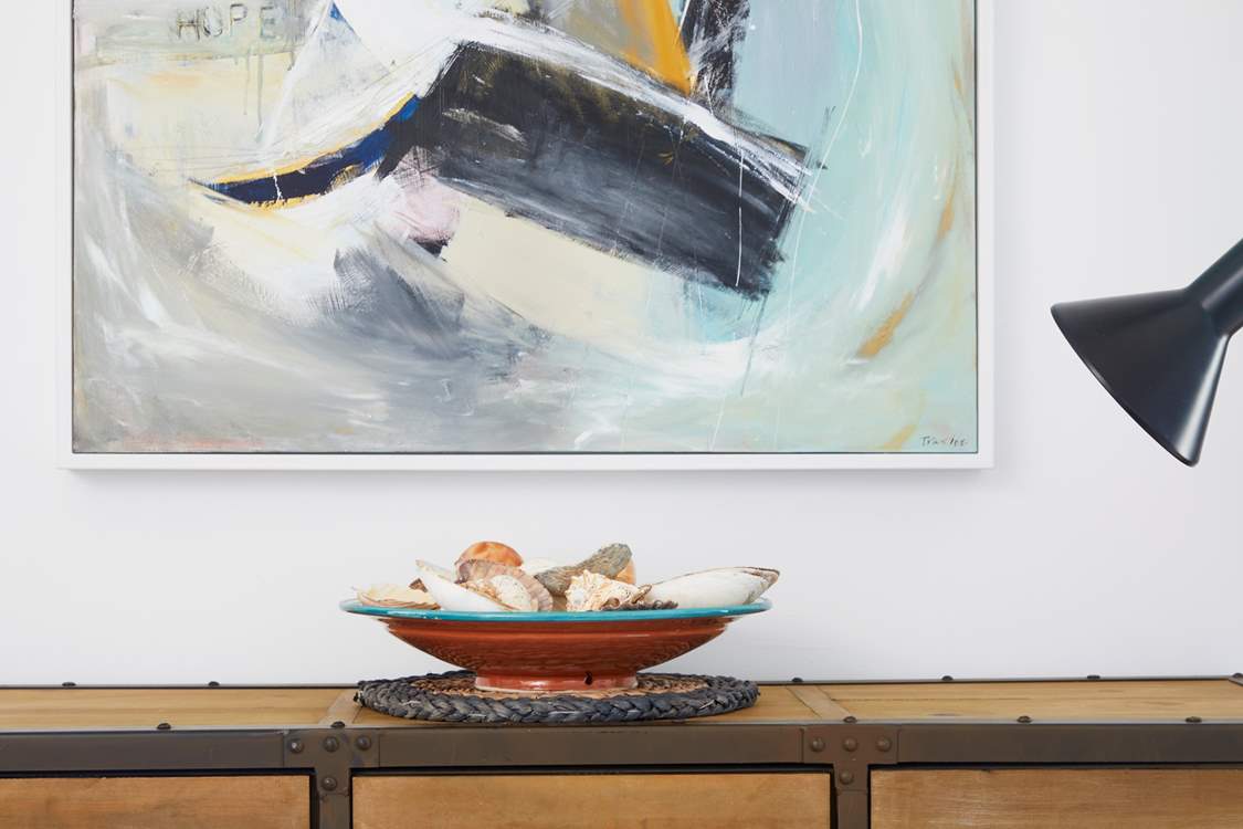 There are many pieces of stunning artwork located within the property.